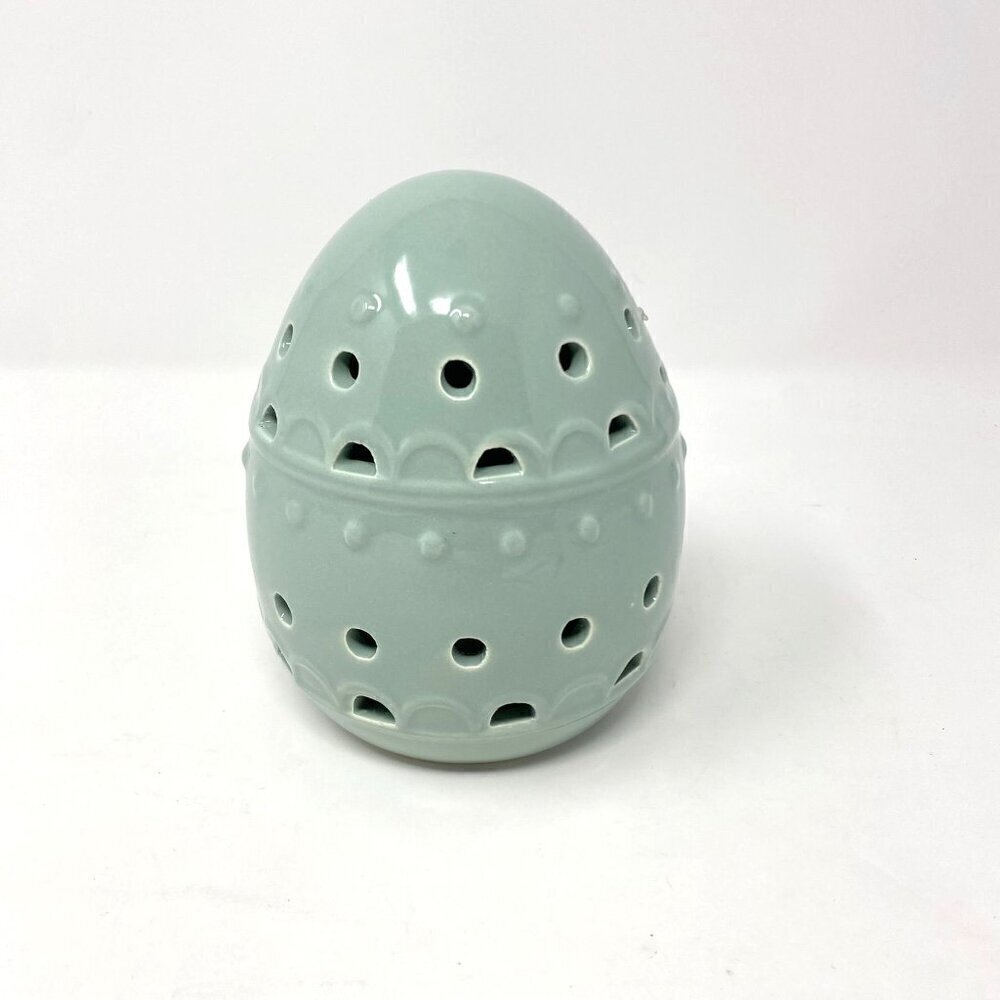 Target Decorative Green Ceramic Light Up Easter Egg